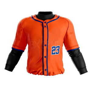 Uniforme de béisbol de ropa deportiva de nuevo diseño con nombre y número de logotipo del equipo en la camiseta para uso competitivo - Product Image 5
