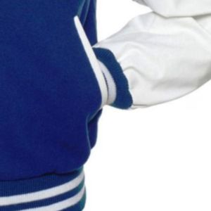 2025 descente bleu Baseball Varsity vestes avec couleurs personnalisées et Logos Letterman chaud Varsity veste pour unisexe - Product Image 6