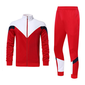 Traje de sudor con cremallera de poliéster 100% para hombre, chaqueta de jogging de peso pesado, conjunto de chándal, ropa de gimnasio de invierno, estampado transpirable para talla grande - Product Image 1