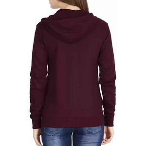 Sudadera con capucha de gran tamaño Vintage para mujer, cuello con cremallera, bolsillos de canguro, ropa de calle tejida estampada de peso ligero, chándal para Otoño Invierno XS - Product Image 6