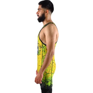 Vêtements de sport personnalisés OEM Sublimation numérique pour hommes Singlet de lutte Singlets de lutte personnalisés pour hommes - Product Image 5