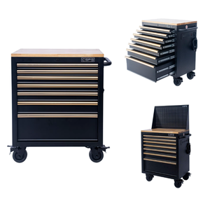 Caja de Herramientas Modular con 7 Cajones y Ruedas, Gabinete de Almacenamiento de Herramientas de Acero al Carbono de Alta Calidad con Recubrimiento en Polvo, Soporte OEM - Product Image 1