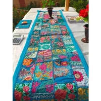 Chemin de table en tissu brodé Patchwork Design pour la cuisine à domicile mariage salle à manger et article cadeau