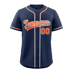 เสื้อเบสบอลคอวีคอปกเสื้อทีมออกแบบได้ตามต้องการโลโก้ตามสั่ง - Product Image 1