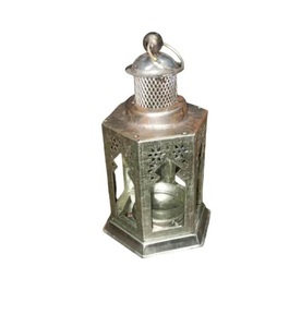 Linterna colgante de hierro de alta calidad con acabado pulido para decoración del hogar Linternas colgantes de metal - Product Image 2