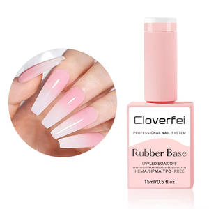 Nouveau Gel de Base en Caoutchouc 9 Couleurs 2026, Fortifiant, Soak Off, pour Salon de <span class=keywords><strong>Manucure</strong></span> et DIY à Domicile, 15ml - Product Image 1