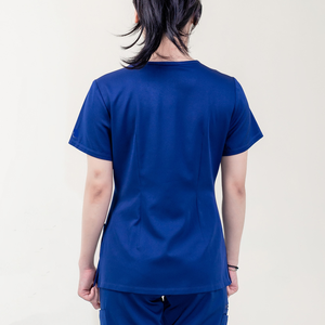 Vente en gros Chemise de gommage anti-rides pour hôpital Bon uniforme en toile extensible pour hommes et femmes FMF VN Fabricant vérifié - Product Image 2