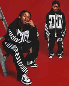 Custom Men <b>Oversized</b> Striped Crop Boxy Cotton Heavyweight Acid Wash Stacked Zip up <b>Sweatpants</b> and Hoodie Set Baggy Tracksuits - Product Image 5