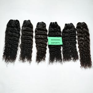 Extensions de Cheveux Naturels Bouclés à Double Trame Remy Vierges Indiens pour Femmes Noires, 10-32 Pouces, Tout - Product Image 2