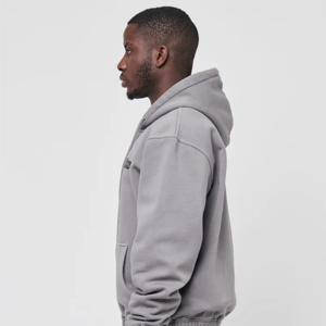 Sudaderas con cremallera para hombre hechas a medida de alta calidad al por mayor de lana de manga completa bordado Puff impreso Anti-Shrink tamaño 6XL - Product Image 4