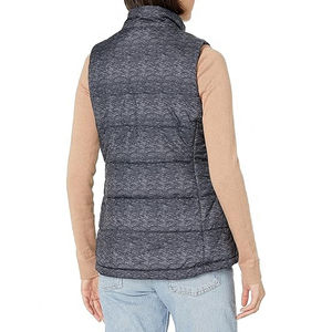 Custom Lightweight Zipper Casual <b>Waistcoat</b> Warm Bubble Packable Sleeveless Jacket Plus Size <b>Womens</b> Duck Puffer Vest - Product Image 3