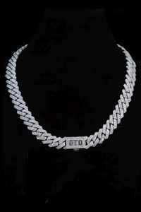 Collier chaîne cubaine en moissanite glacée de luxe, plaqué rhodium, style hip-hop, cadeau orthodoxe et bijoux de fête - Product Image 5