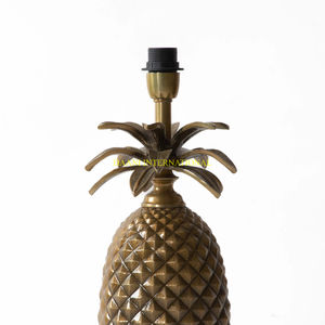 Aluminum Antique Pineapple Table Lamp With <b>Shade</b> Tropical Decorative Lighting For Living Room <b>Bedroom</b> Side Table <b>Light</b> And Lamps - Product Image 3