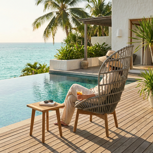 Vente en gros directe usine : Mobilier <span class=keywords><strong>de</strong></span> <span class=keywords><strong>jardin</strong></span> extérieur <span class=keywords><strong>de</strong></span> luxe moderne, chaise longue en corde tressée, canapé <span class=keywords><strong>de</strong></span> patio à prix abordable, offre spéciale usine - Product Image 6