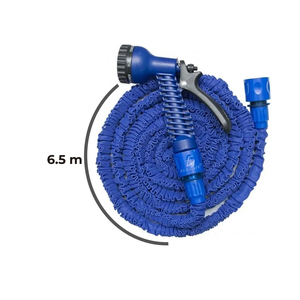Avvolgitubo da Giardino Espandibile da 7,5 Metri, Leggero e Flessibile, con Pistola in Plastica e Componenti in Metallo Alluminio, 150ft PE - Product Image 3