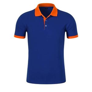 เสื้อโปโลสีดำของผู้ชายเสื้อโปโลปกแดงเสื้อโปโลแขนสั้นของผู้ชายออกแบบได้ตามต้องการ - Product Image 6