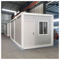 Maison de conteneur de vie modulaire amovible portable de haute qualité de 20 pieds et 40 pieds pour la construction