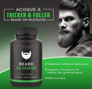 Gomitas de Biotina con Sabor a Cereza Veganas y Orgánicas de Marca Privada al por Mayor para Adultos, para un Crecimiento de Barba Más Grueso y Abundante en Hombres, 100% - Product Image 3