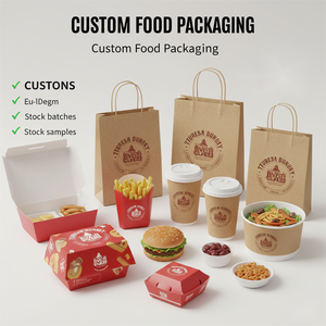 กล่องเฟรนช์ฟรายส์ไก่ทอดแบบนำกลับบ้านสำหรับธุรกิจ พร้อมโลโก้สั่งทำได้ บรรจุภัณฑ์เบอร์เกอร์ไก่เกรดอาหาร พร้อมกล่องกระดาษสำหรับอาหารแบบนำกลับบ้าน - Product Image 6