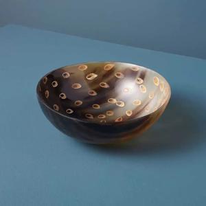 ถาดเสิร์ฟตกแต่งงานฝีมืออินเดีย ทุกขนาด ชามรูปไข่ทำจากเขาควาย พร้อมโลโก้สั่งทำพิเศษโดย ROYAL ARTISANS สำหรับใช้ในบ้าน - Product Image 6