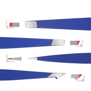 Pinzas Profesionales para Pestañas de Acero Inoxidable Antimagnéticas, Punta Suave, 10 mm de Longitud, Empaque Personalizado, Logotipo Personalizado, Alta Calidad - Product Image 5