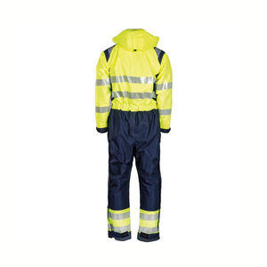 2023 haute qualité sécurité haute visibilité vêtements de travail uniforme industriel hommes combinaison costume Polyester respirant - Product Image 3