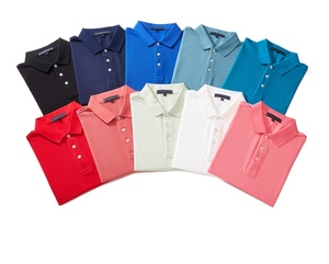 Summer Custom Business New Cotton T-shirt Polo à manches courtes pour hommes Lapel Leisure Blank T-shirt pour hommes - Product Image 1