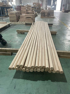 Pasamanos Redondo de Roble Macizo Rojo al por Mayor, de 4'-20' de Longitud, Antideslizante para Escaleras, con Color Personalizable de EFS Thanh Nghia - Product Image 5