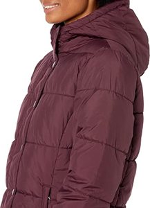Veste matelassée unisexe personnalisée avec logo, taille plus, hiver 2025, col montant à capuche, écologique, respirante, imperméable, coupe-vent - Product Image 4