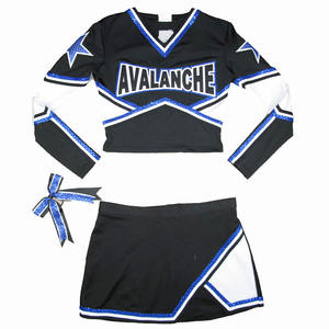 Uniformes de Animadoras para Niñas 2022, Trajes de Spandex de Alta Calidad para Adultos, Diseño y Servicio OEM - Product Image 3