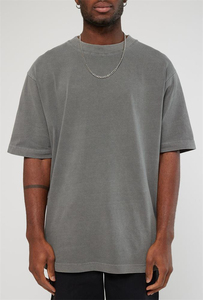 Camisetas de Hombre de Algodón Grueso Estilo Urbano con Logotipo Personalizado 2026, Camiseta Vintage con Estampado Gráfico de Alta Calidad, Lavado Ácido - Product Image 5