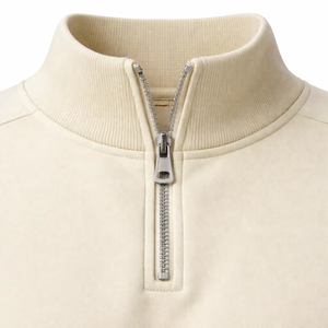 Conjunto Deportivo para Hombre, Sudadera con Cierre de Media Cremallera y Pantalones, Manga Larga, Color Sólido, Poliéster, Corte Regular, Informal, Transpirable, para Otoño - Product Image 6