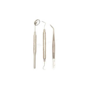 Este es un conjunto básico de instrumentos para examen dental que se utiliza comúnmente por dentistas, higienistas dentales y estudiantes de odontología. - Product Image 6
