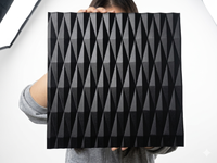 Panneaux muraux flexibles en MDF à prix avantageux du fabricant, plaques texturées sculptées revêtues de PVC, panneaux décoratifs 3D en bois pour l'intérieur