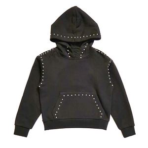 Sudaderas con Capucha de Diseño Sólido para Hombre, con Pedrería, Mezcla de Algodón, Fabricadas en Fábrica, de Alta Calidad, Forro Polar para Invierno - Product Image 1