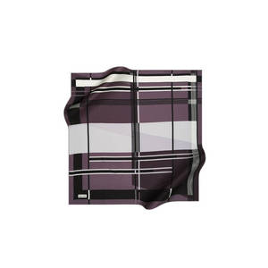 Pañuelo de sarga Pierre Cardin 90x90 - Pañuelo colorido para la cabeza y el cuello - Product Image 1