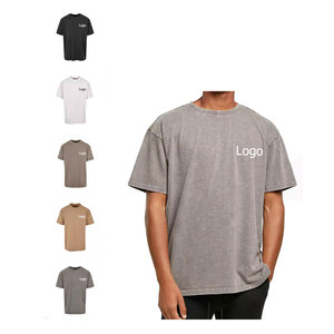 Camiseta Extra Grande para Hombre, de Alta Calidad, 240 g/m², Hombros Caídos, Algodón Grueso, Lujosa, Lisa, Personalizable, Estilo Urbano, Informal, Nueva y Moderna - Product Image 5