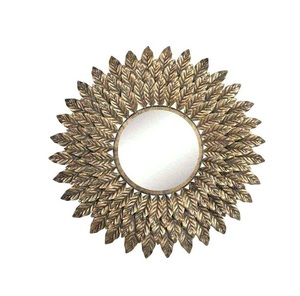 Superior Modern Gold Metal <b>Mirror</b> <b>Frames</b> Luxury Home Interior Decoration Creative Handicraft Dressing Supplies Living Bathroom - Product Image 6