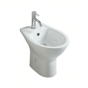 Bidé de Cerámica Tradicional Corsica con Desagüe de Piso, Colección de Lavabos Elegantes - Product Image 3