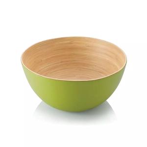Flower Printed Wooden Round <b>Bowl</b> <b>Salad</b> <b>Serving</b> <b>Bowls</b> Wood Crafted Fruit <b>Bowl</b> for Kitchen Servers Decoration - Product Image 5