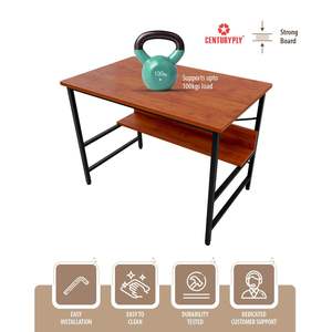 Elegante mesa de metal con estructura de acero sólido para entornos modernos - Product Image 6