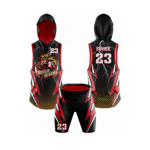 Uniformes de Fútbol Americano 7v7 Personalizados al por Mayor para Adultos, Transpirables, sin Mangas, de Alta Calidad, Totalmente Sublimados - Product Image 3