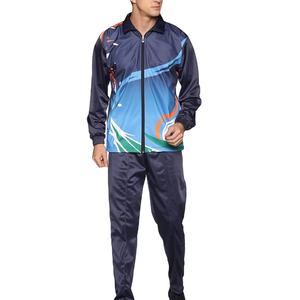 Logo personnalisé Hommes Costumes Slim Fit En gros Blanc Survêtement Jogging Costumes De Sport Running Gym Polyester Survêtements Ensembles Pour Hommes - Product Image 1