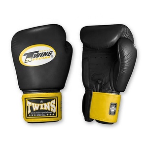 Twins Professional Custom Made Logo Professional Boxing <b>Gloves</b> Leather Adjustable for Strap Universal Fit Training MMA Boxing - Product Image 1