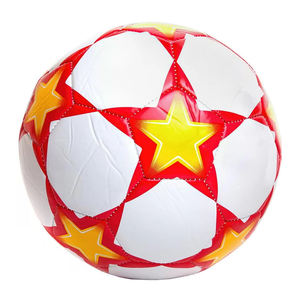 Ballon de football de taille personnalisée 2026, 5 PU, durable, rebondissant, thermosoudé et cousu à la machine, vente en gros, OEM - Product Image 2