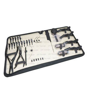 Juego de accesorios para extensiones de cabello de lujo definitivo, abridor de cuentas de hierro y acero, alicates de cierre con estuche de cuero, herramienta de bucle de tracción - Product Image 6