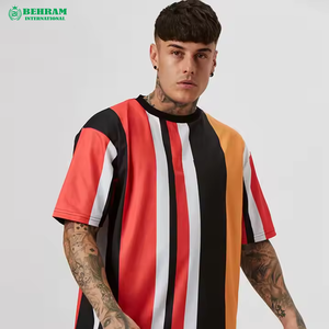 T-shirt à manches courtes pour homme, coupe ample, séchage rapide, en coton/fibre de bambou 230g, écologique et de haute qualité, pour commandes en gros - Product Image 4