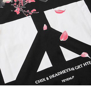 Sweat-shirt à capuche pour homme, Hip Hop, imprimé oiseau Floral, Harajuku, Streetwear, pull d'automne, Hip Hop, surdimensionné, prix d'usine, 2022 - Product Image 6