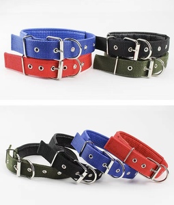 Adjustable Nylon Dog Collar Metal Buckle Pet Neck Strap for Training Walking - Product Image 3