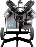 Machine à lancer de baseball Attack JR Wheel, modèle 2024, batterie lithium, noir/gris foncé, neuve, qualité 100%, scellée en usine, garantie 5 ans